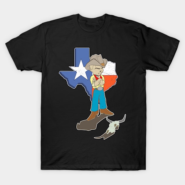 The Texan and the Skull T-Shirt by Rob